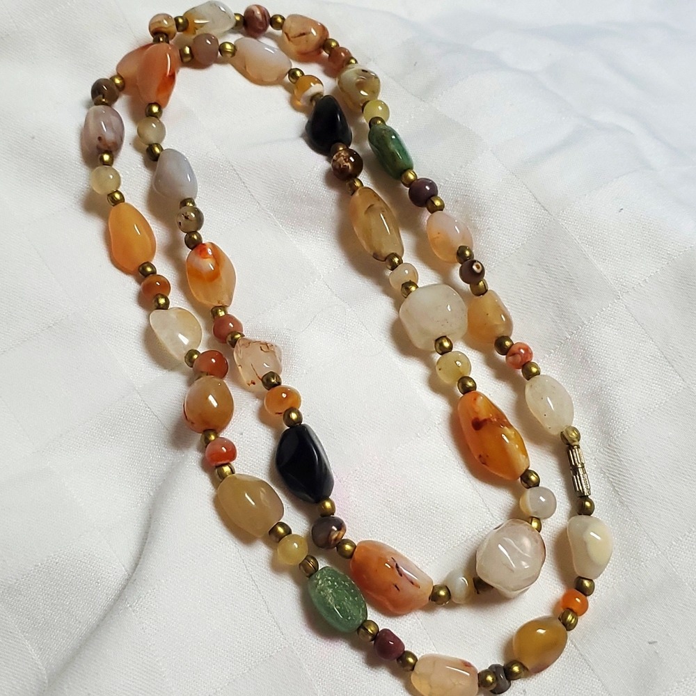 Vintage stone necklace